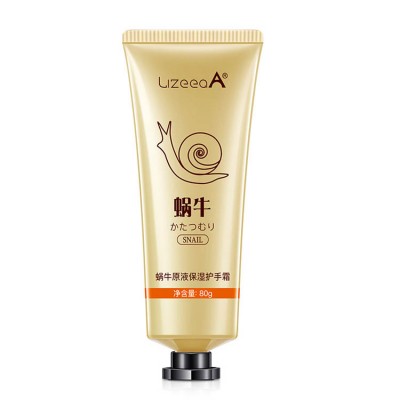 Wholesale Natural organic winter hand lotion Moisturizing whitening snail essence hand cream